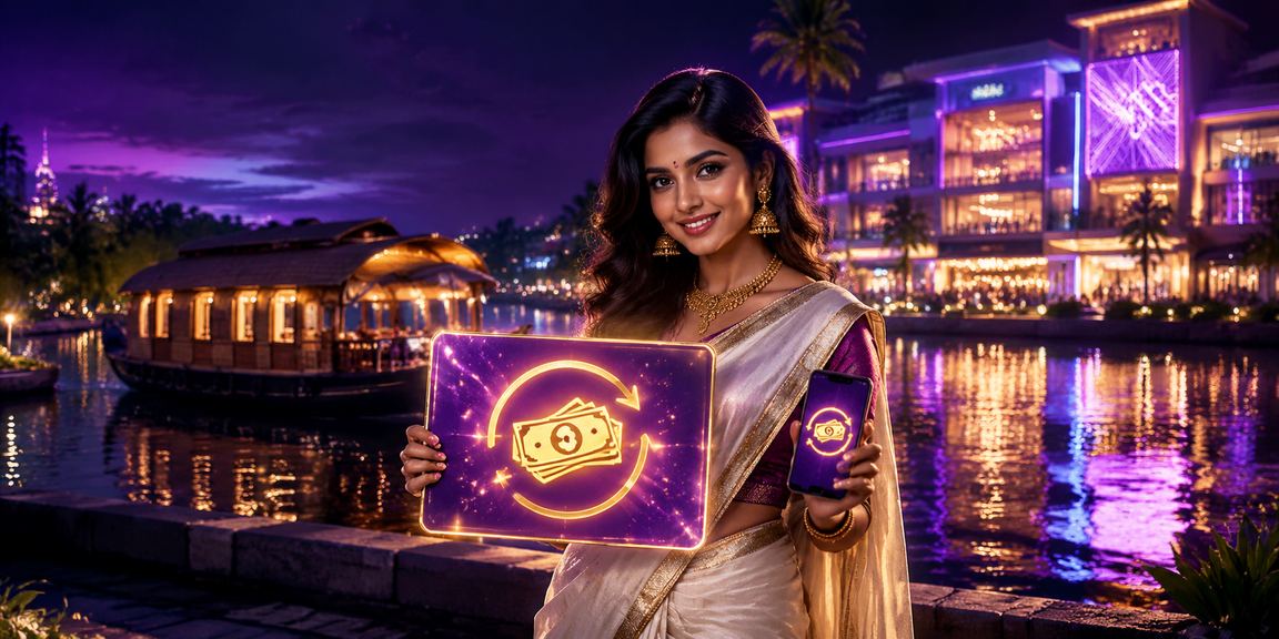 Festive promotion banner for Live Casino cashback in Kerala